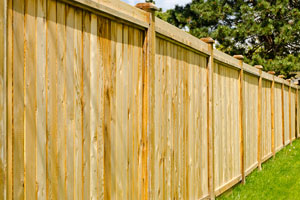 Privacy fence installation in Fredericksburg